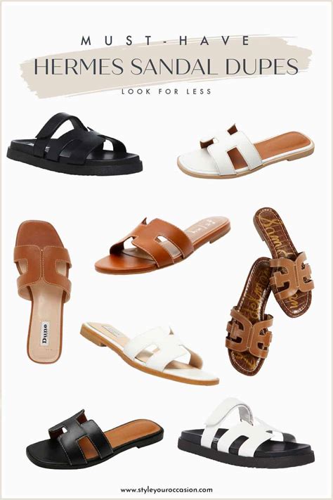 hermes h sandals replica|Hermes dupe sandals primark.